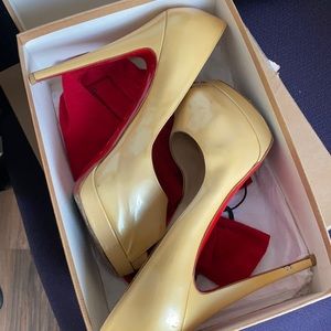 Patent leather louboutins